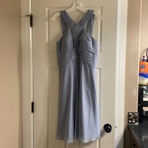 Light purple/grey Azazie dress